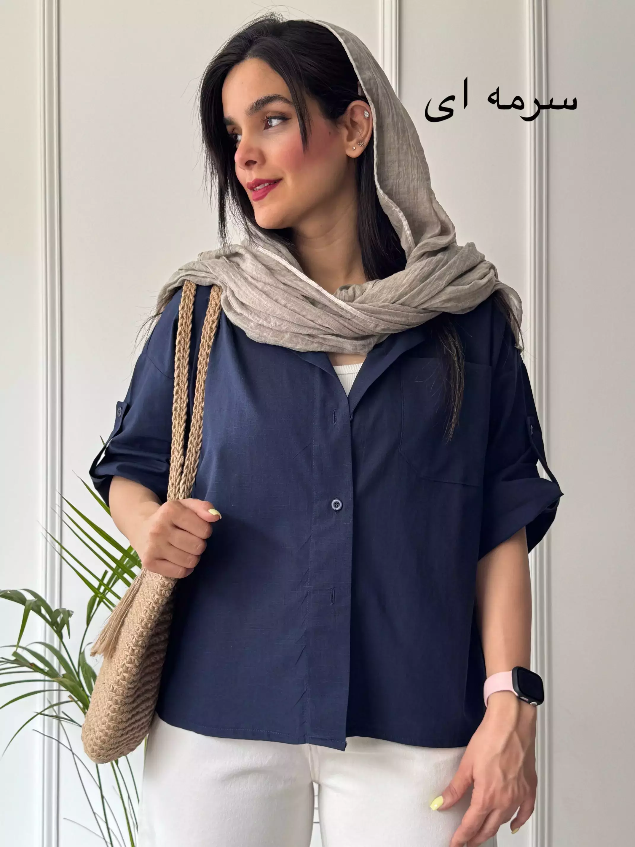 مانتو شومیزی باکسی سایه ( دارای ایراد جزئی )